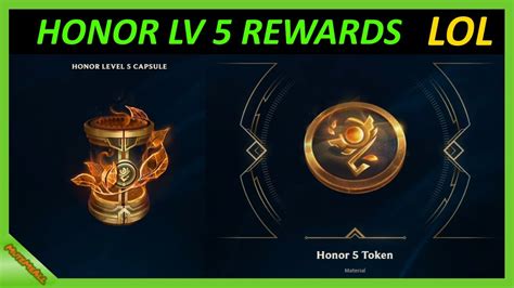 honor level 5 token.